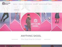 Tablet Screenshot of anythingskool.com